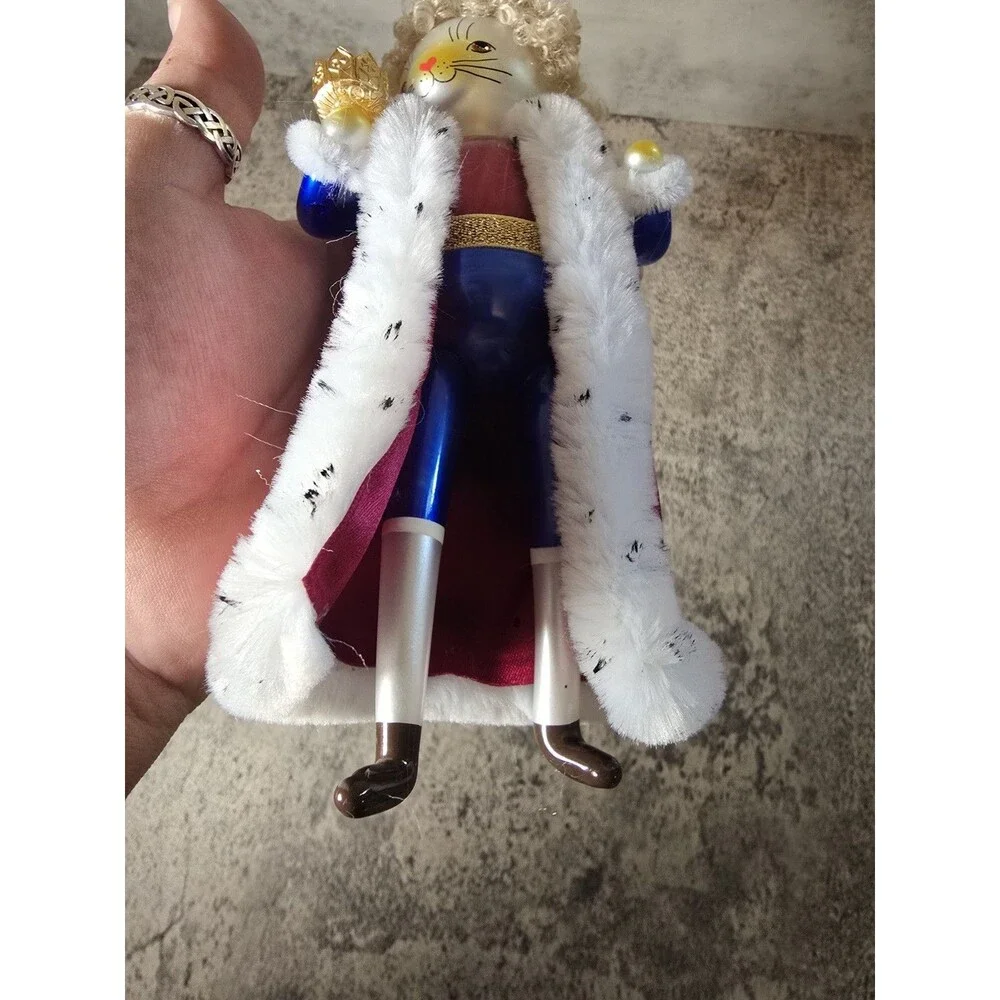 Soffieria De Carlini Christmas Ornament Mouse King Vintage  NWT Original Package